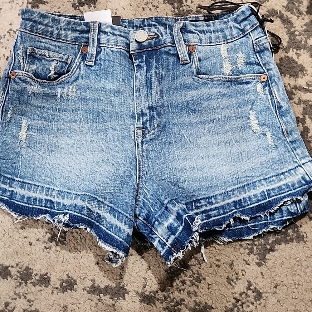 BLANK NYC Womens High Rise Denim Shorts - The Lenox Size 25 NWT